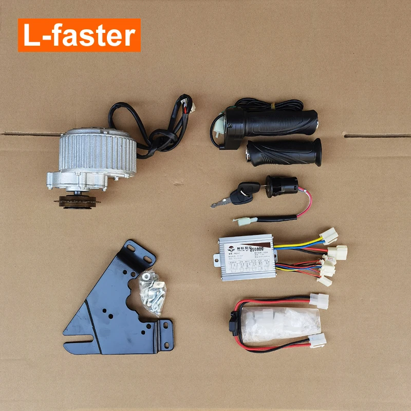 diy 24V 36V 450W Electric Bicycle Engine geared brush 16 Teeth motor ebike conversion kit 50mph