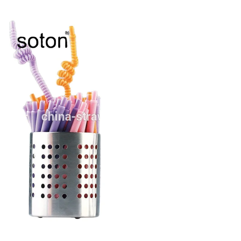 creative long flexible whistle drinking straws music straws