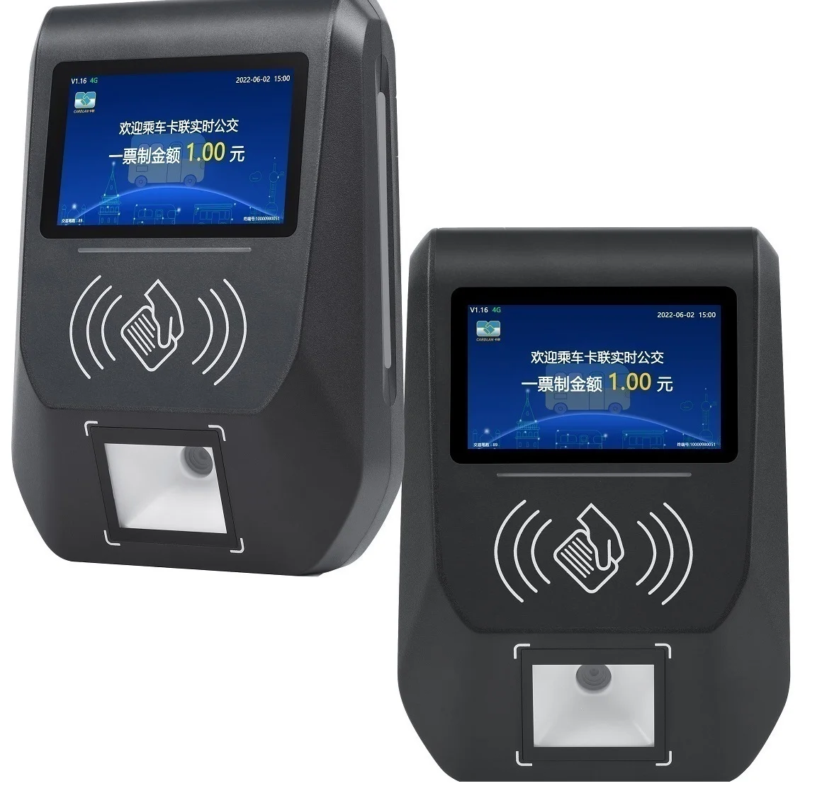 Smart Card reader train/Bus Card Payment Reader with transit qr code for ticket payment