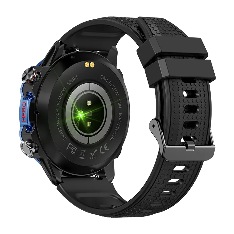 Luxury Digital Smart Wrist Watch BT Call 2023 Round KR10 Multifunction Sport Watches for Men Water Proof