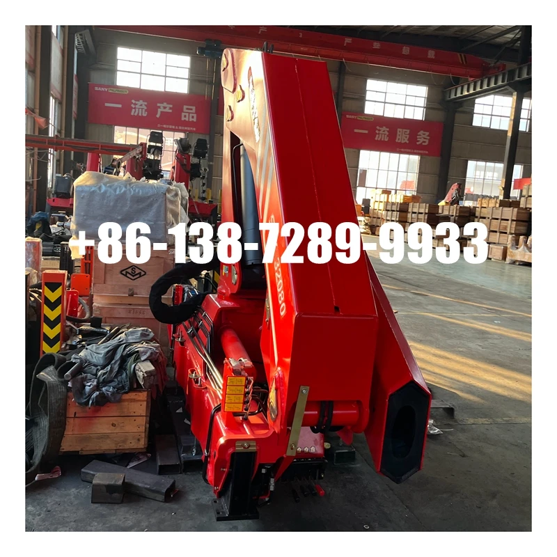 Top Brand 8.5 Ton Spk32080 Loader Crane Lifting Machinery 8.5 Ton Knuckle Boom Crane SPK32080 Palfinger Crane Machine Price