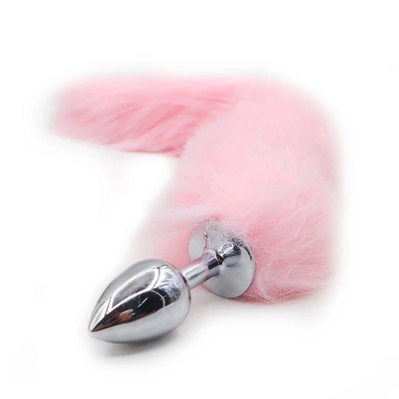 SM Dog Tail Anal Plug sexy Toys Metal Fake Fur Fox Butt Plug BDSM Flirt Anus Plug For Women Adult Games Product For Couples