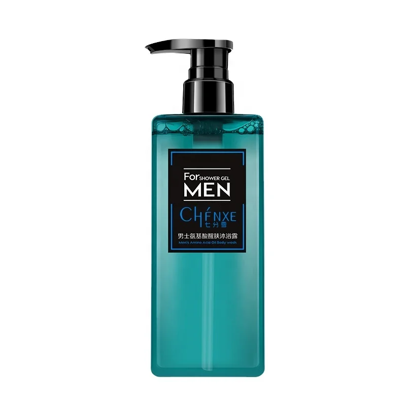 
Private Label best-selling Amino acid Men Shower Gel Cologne fragrance refreshing skin bath emulsion 