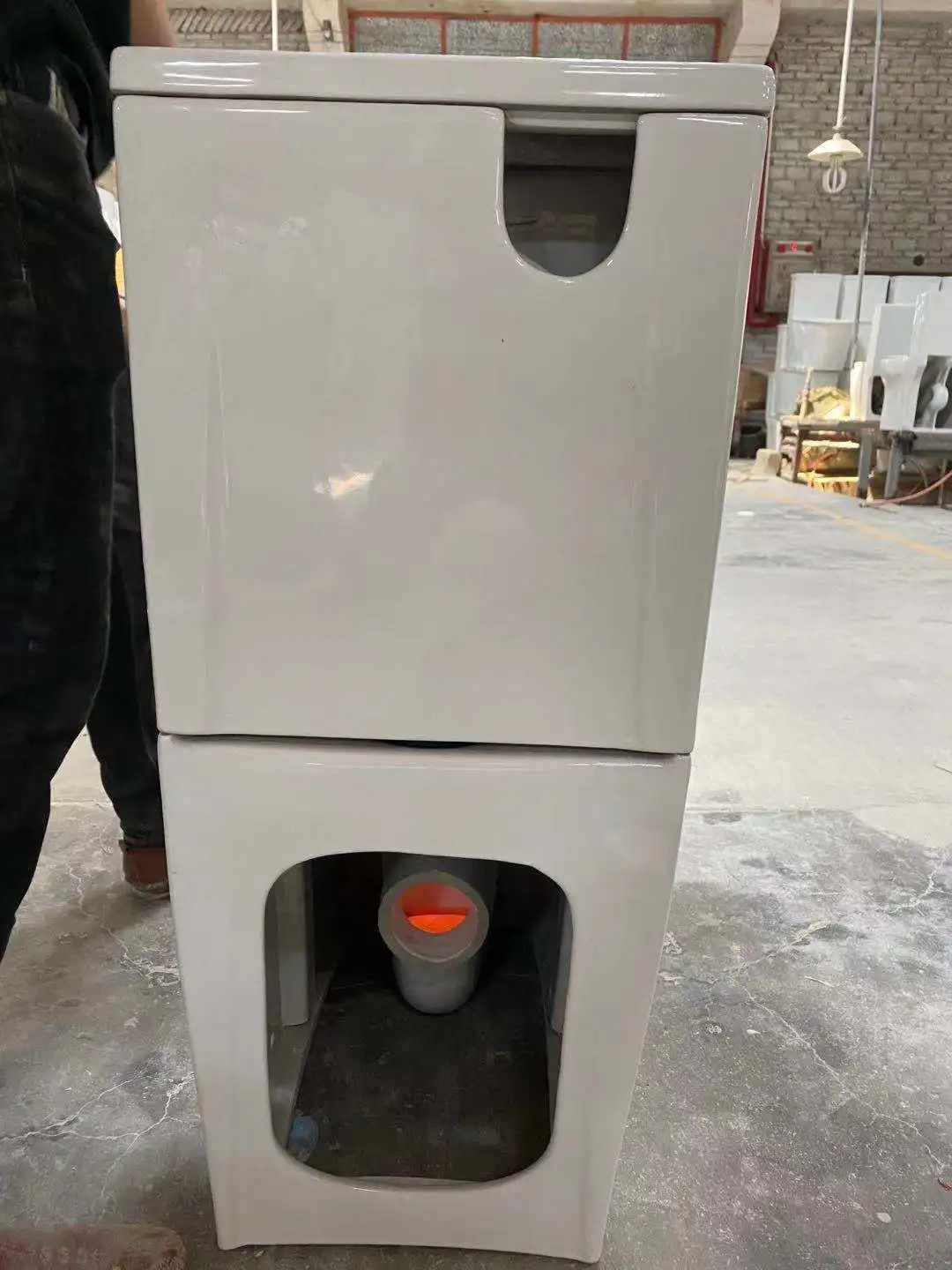 Two Piece Water Closet TOILET FLORENCE CLOSE COUPLED Toilet Bowl Ceramic WC