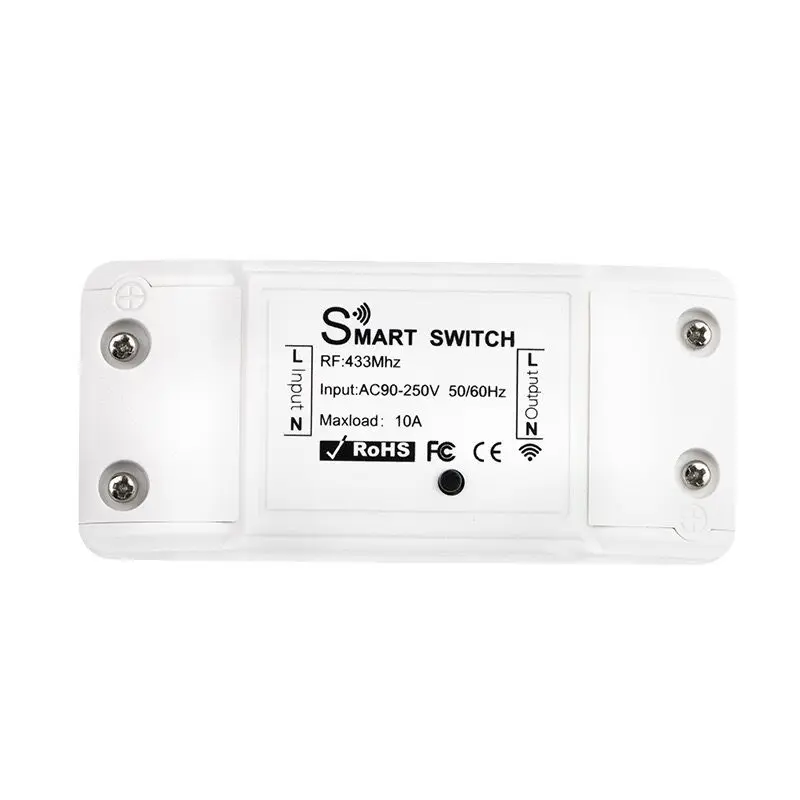 433Mhz Universal Wireless Remote Contr ol Switch AC 220V 1CH Relay Receiver Module and RF 433 Mhz Led Light Transmitter