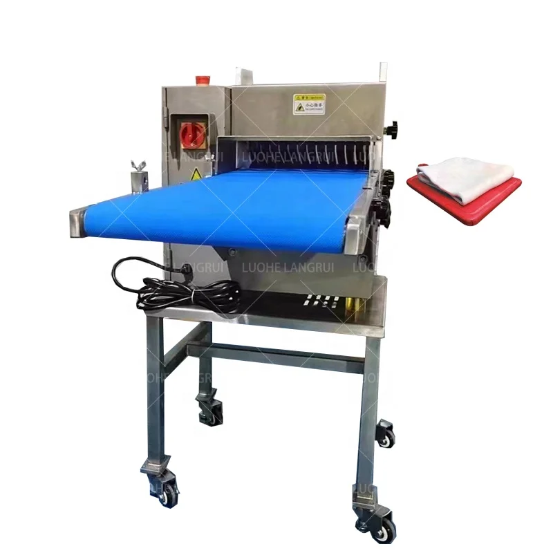 Chilled Pork Cutting Machine Beef Cutter Food Process Equipment Automatic Frozen Boneless Beef Steak Cutting Slice Machine