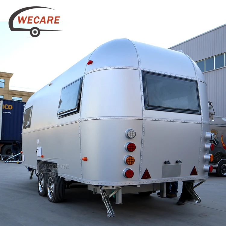 Wecare Personalized Customization Hybrid Campers with Complete Furniture Caravan Travel Trailer RV Camper Van