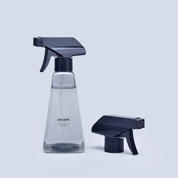 Wholesale fine mist  plastic PP trigger spray head,28mm black trigger sprayer