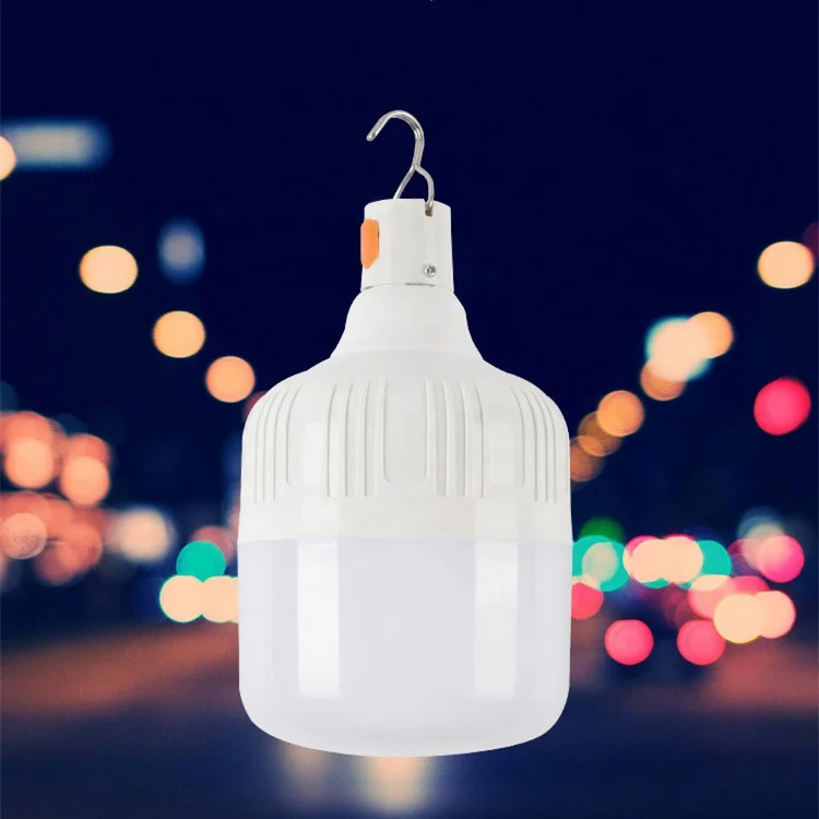 
Factory Supply Cheap Plastic Outdoor led light bulbs Multi-functional Rechargeable led bulb lights 