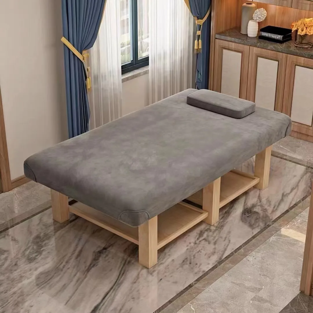2024 YOUTAI New Arrival Modern Solid Wood Extra Wide  Beauty Bed Massage Bed