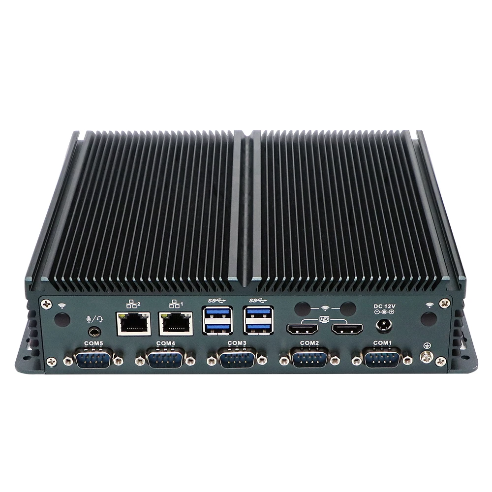Iwill Fanless RS232 RS485 Com N100 Processor Industrial Desktop Computer PC for Rail traffic