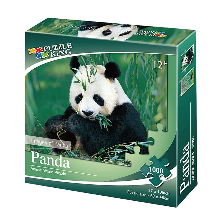 Fine art animal world intelligence 1000 piece jigsaw puzzle game for adult