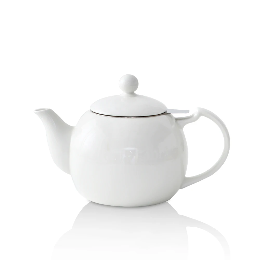 Hot Sales Multicolor Chinese Modern Ceramic Teapot With Stainless Steel Infuser For Loose Tea