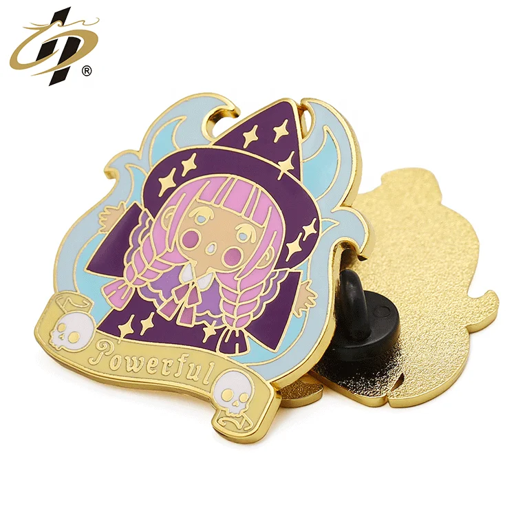 
China factory wholesale custom gold plated metal hard enamel lapel pins with backing card 