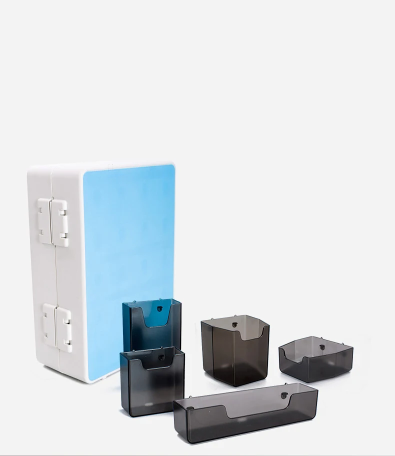 Factory Custom FB-02 Storage Student Medicine Multi-layer Multi-functional Box for Office Small Objects Desk Sundries Cosmetics