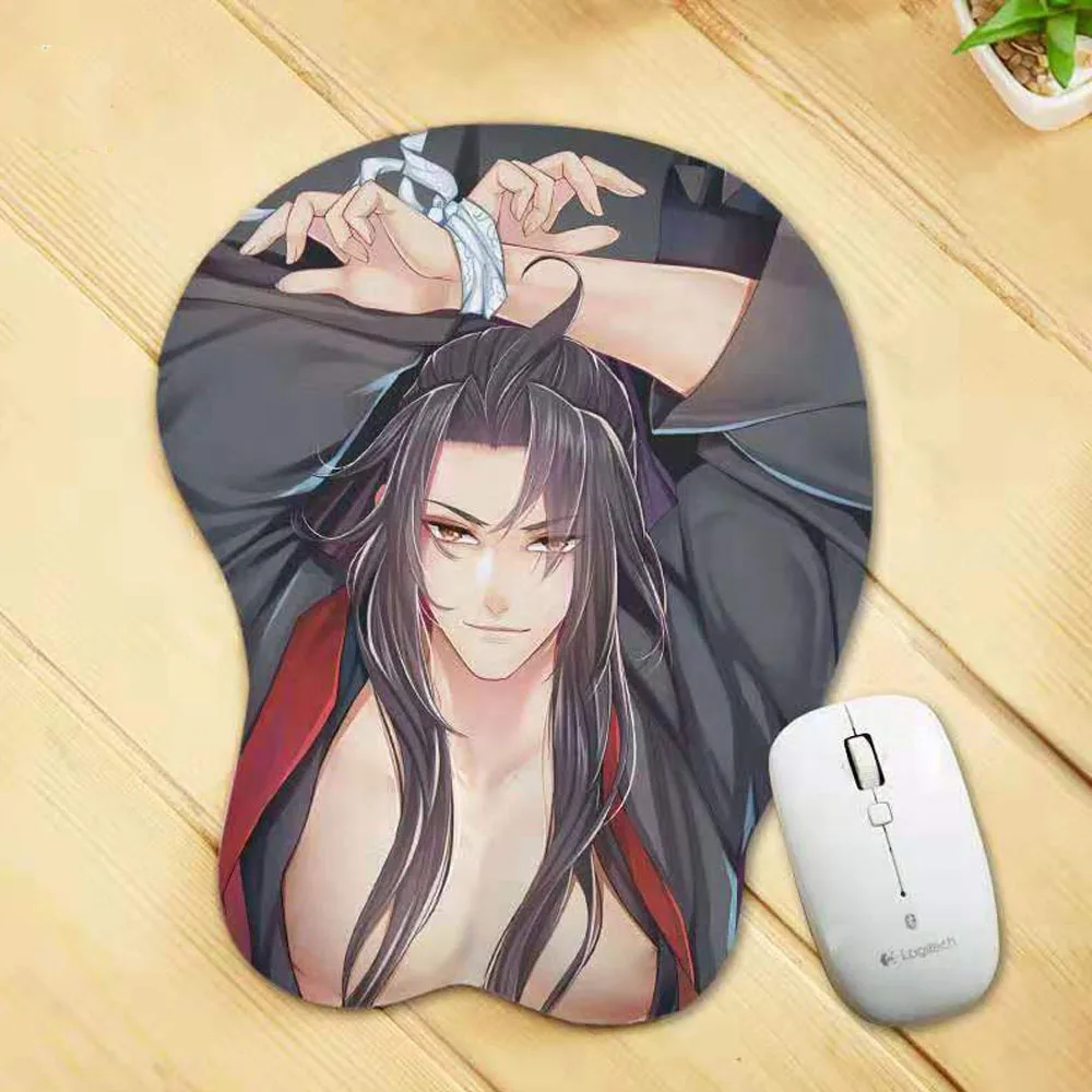 Custom Printed Sexy Male Mouse Pads anime boob ergonomic gaming mouse pad  breast custom mouse pad with wrist rest