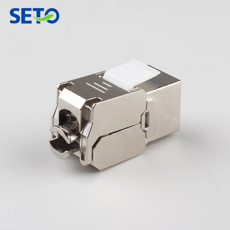  RJ45 Cat6a cat7 AMP keystone jack с экранированным модулем