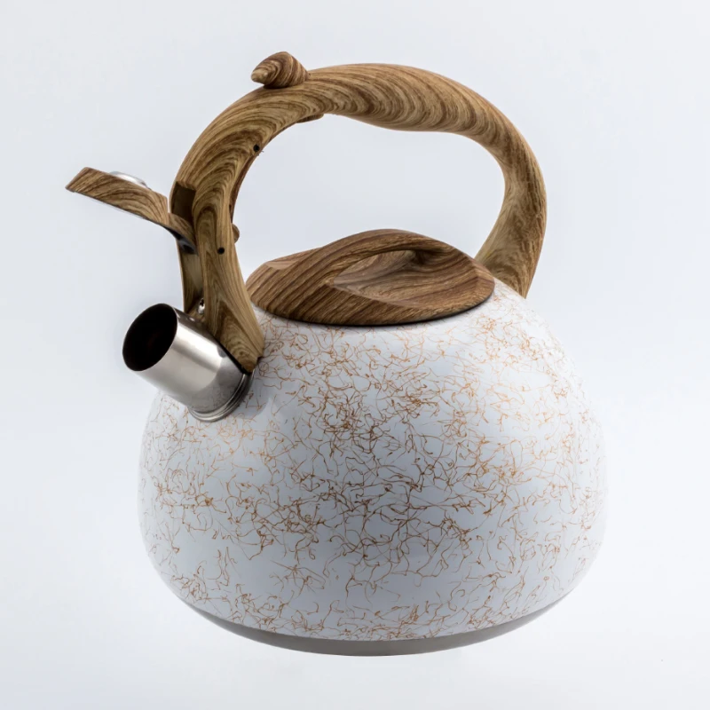 Высококачественные чайные чайники со свистком из нержавеющей стали для плиты и индукционной плиты