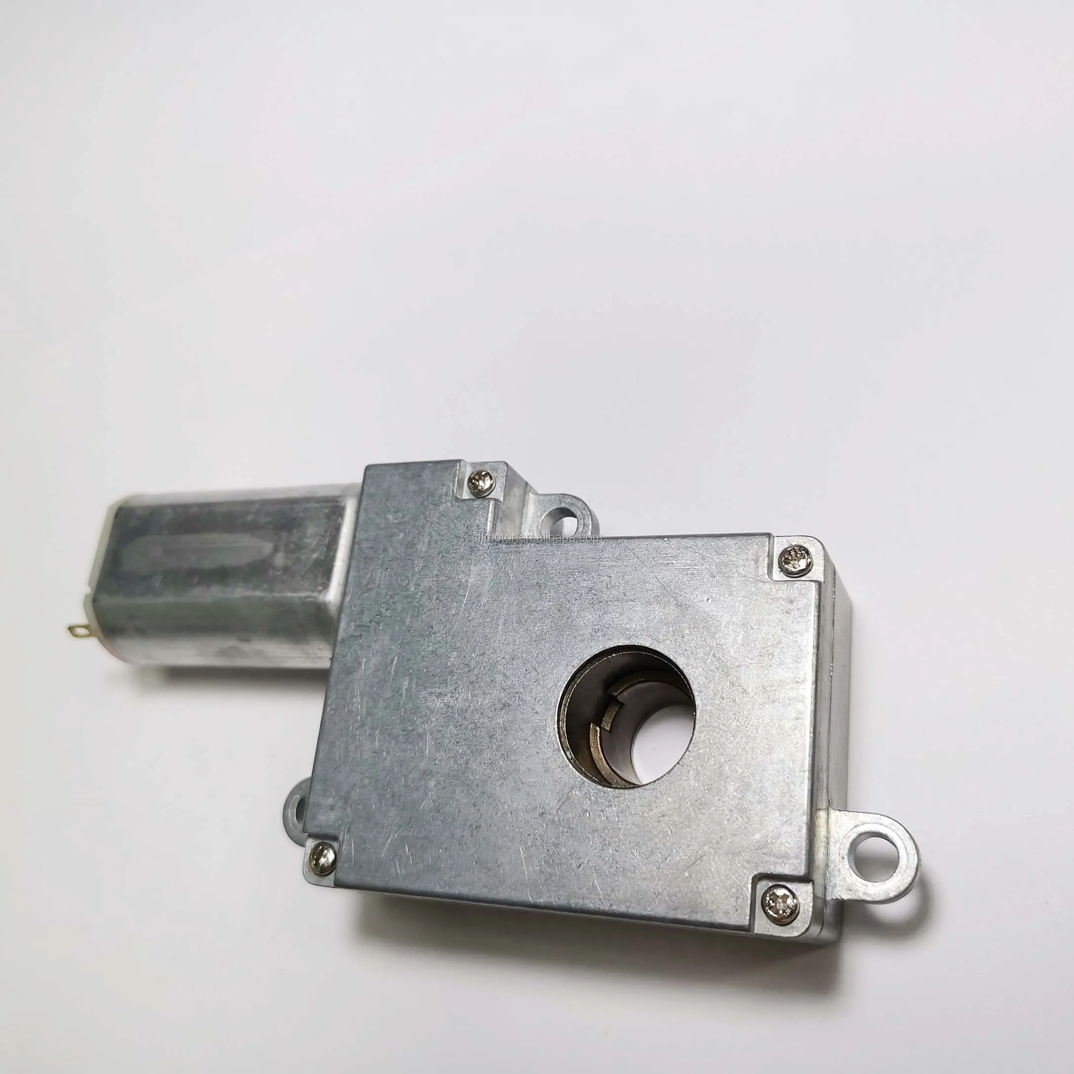 12 volt reducer engine 40NM 390 self-lock dc worm gear motor