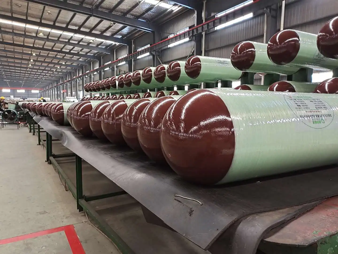 Anhui clean energy vehicle cng tank cylinder cng2 cylinder Type 2 composite fiber cng cylinder for car