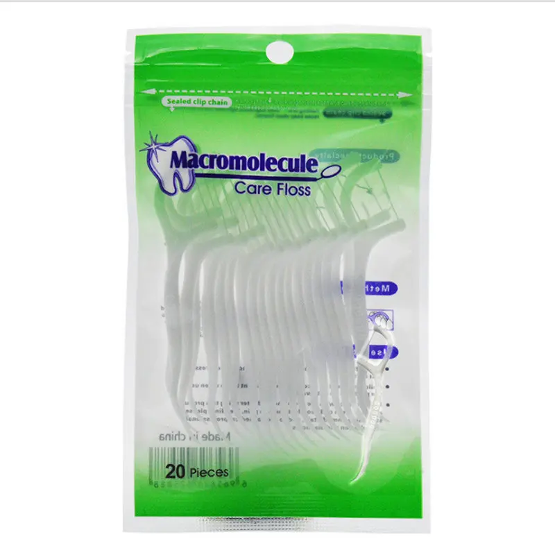 Wholesale Price Buy Flat Mini Y Shape Disposable 50 Bulk Soft Unwaxed Dental Tooth Floss Pick OEM Dental Floss