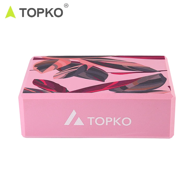TOPKO High Quality Durable EVA Yoga Block For Fitness Gym Exercise Fitness Equipment Yoga Block