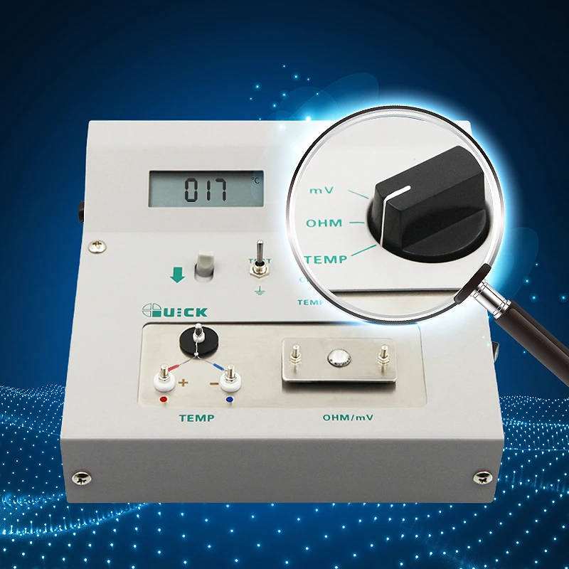 Portable industrial temperature tester Quick 192 digital thermal temperature tester 3-in-1soldering thermometer