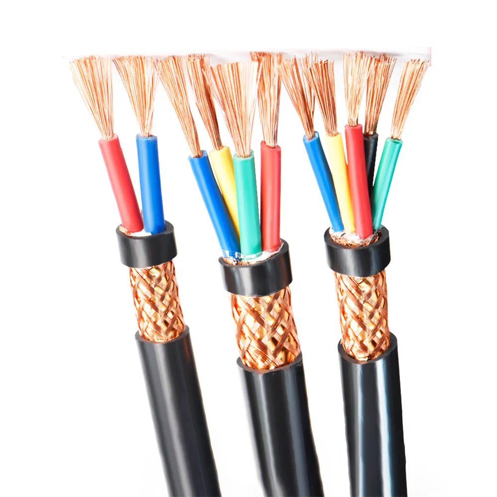 RS485 RS232 RVVP RVSP 0.5mm2 Flexible Shielded Cable,Twisted Pair 20 18 AWG Communication Control Cable UL2547 Signal Wire