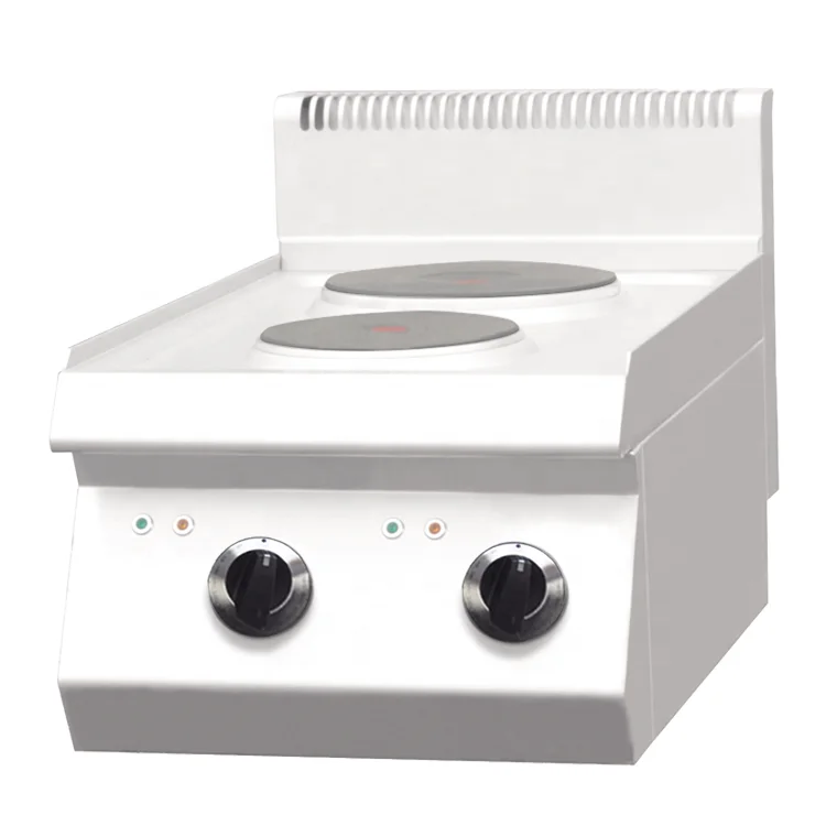 Коммерческая электрическая плита для приготовления пищи Горячая столешница 2 горелки или 4 горелки электрическая плита