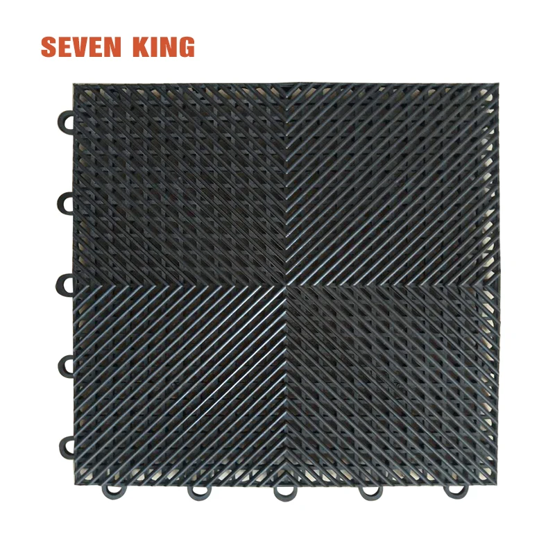 Indoor and outdoor heavy duty loading bearing  PVC Floor tiles sports mats
