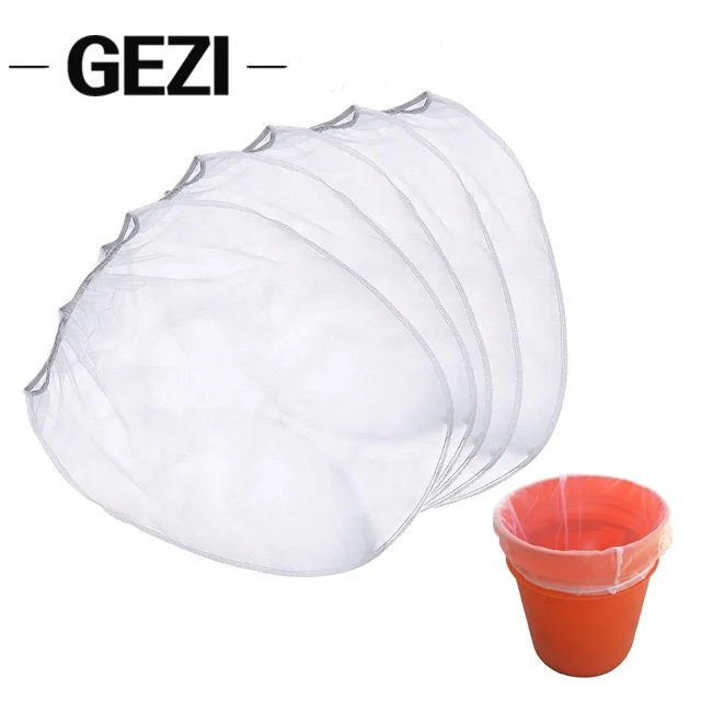 Polyester Multifilament Mesh Liquid Filter Bags 5 Gallon Bucket Size for Use with Paint Guns and Sprayers