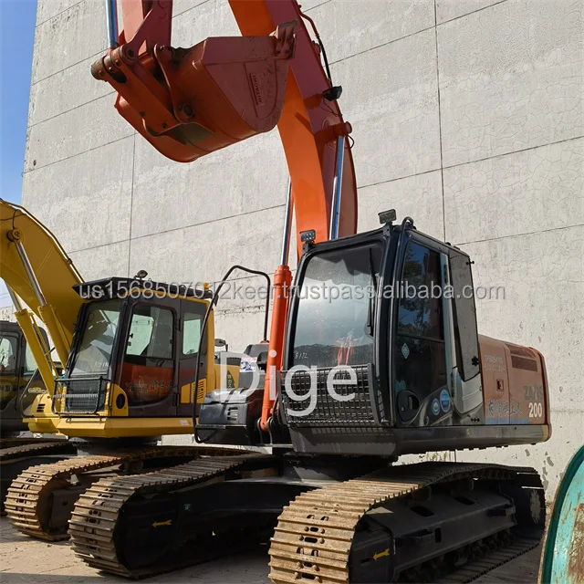 Экскаватор б/у Hitachi экскаватор ZX200-3 200-6 распродажа запас экскаватора достаточно подержанный средний размер 20 тонн из Японии