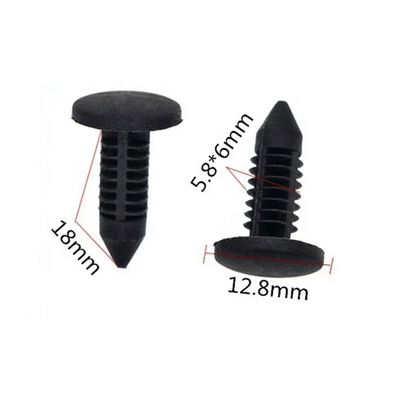 High quality door bumper clip plastic fastener Sample available push type fit rivets auto clips for car