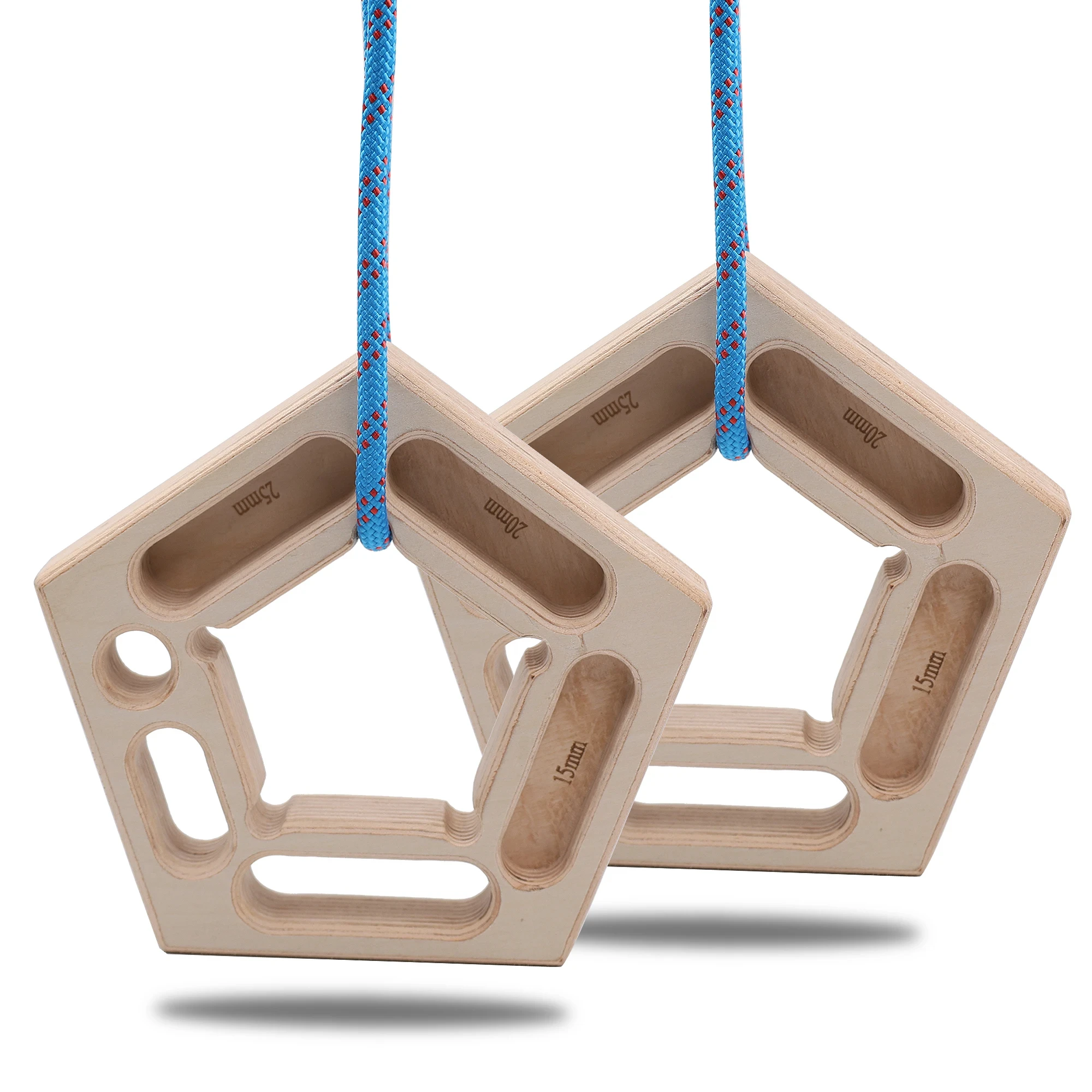 The Original Climbing Holds in Wood for Rock Climbing Ideal for Home Training adapts to pull up bar Strengthen Fingers