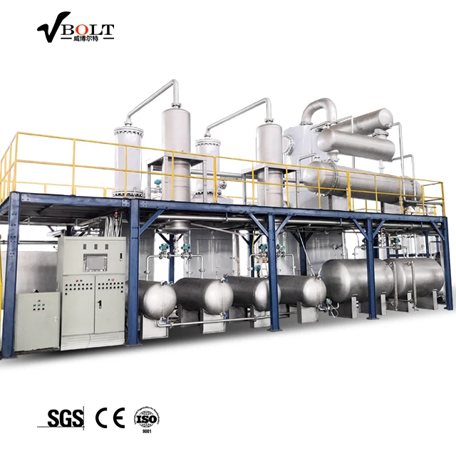 Used Car Oil Motor Engine Oil Refining To APII Group2 Base Oil Refinery Plant
