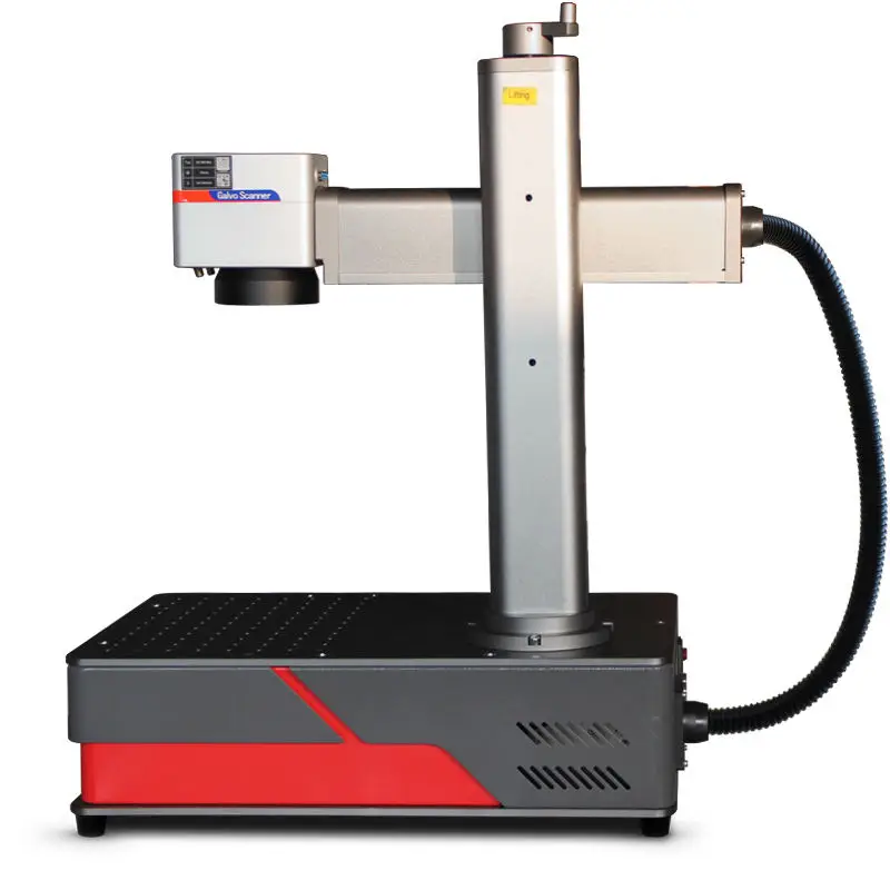 Portable mini laser marker 20W 30W raycus fiber laser marking machine engraving machine