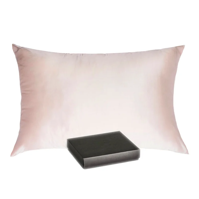 Mulberry Silk Pillowcase 6A Grade 22 Momme 25mm certified zipper silk pillow case for hair and skin