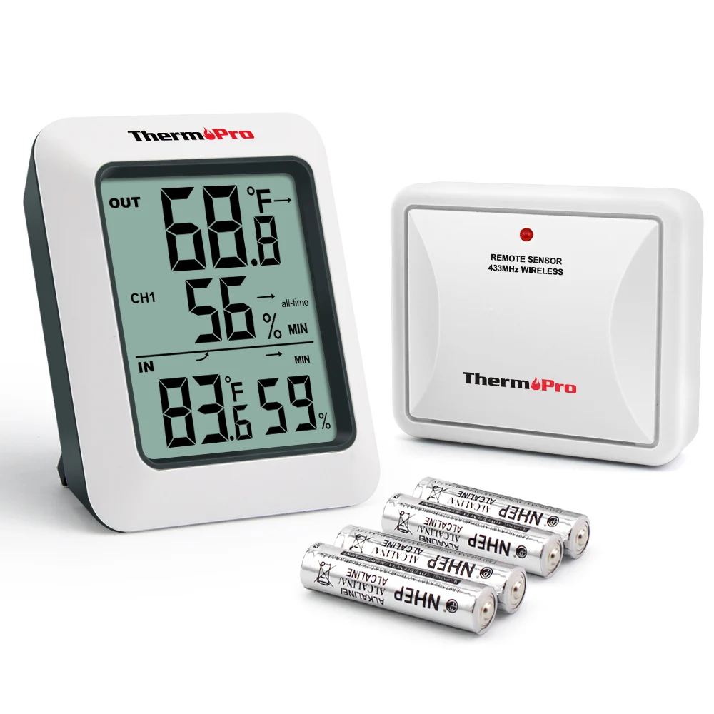 Беспроводной цифровой домашний Термометр-Гигрометр ThermoPro TP60C 60 м
