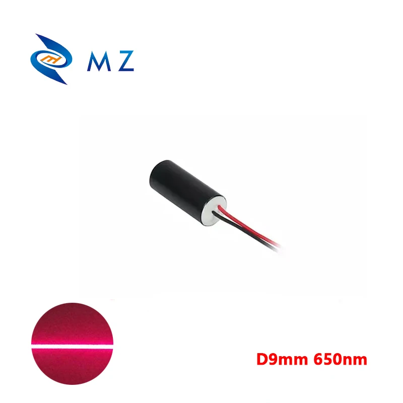 D9mm 650nm 5mW 60 Degree Red Line Laser Diode Module Industrial Grade APC Driver