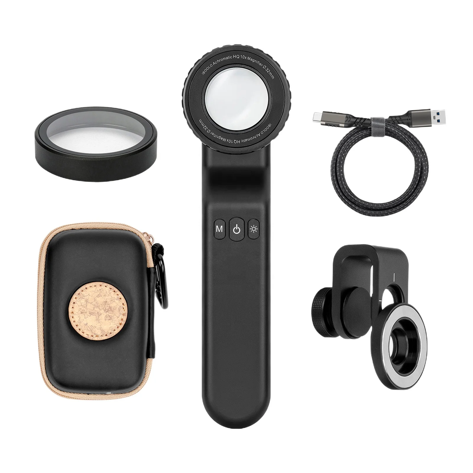 IBOOLO DE-4100 CE Approved Handheld Skin Analyzer  Medical Dermatoscope the best naked eye observation dermatoscope in the world