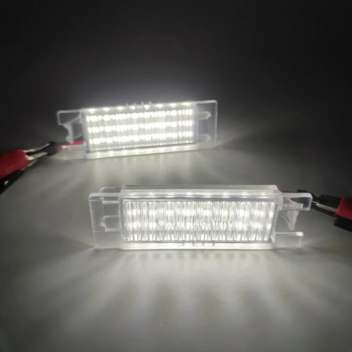 LED License Plate Lights Tag Light Lamp Assembly for Opel Vectra C Astra J H Zafira B Insignia Corsa C Meriva A Tigra B Lamp