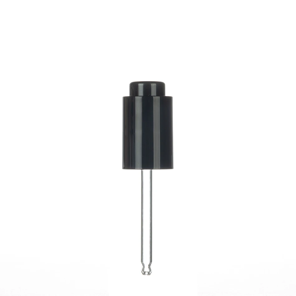 Rubber Dropper Cap With Pipette For Essential Oil Bottle 20/410