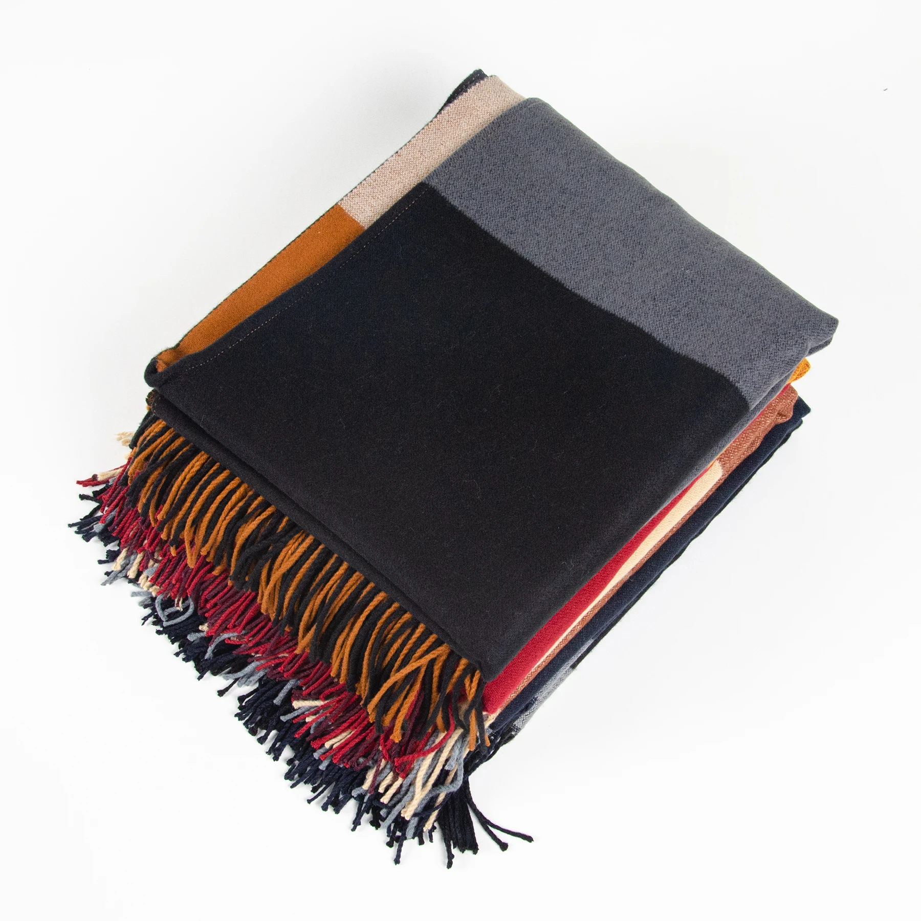 New fashion winter thick long warm tassel poncho scarf designer shawls