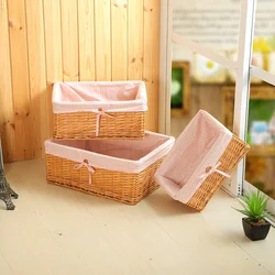 Best Selling Large Wicker Oval Wedding Basket For Display Gifts With Handle