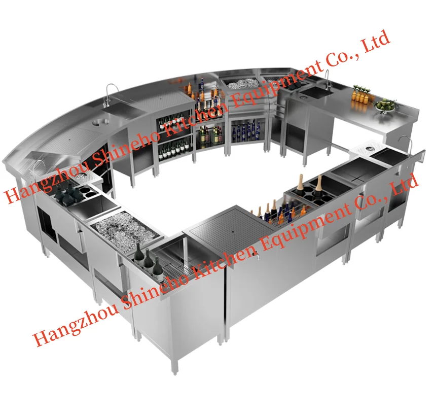 Shineho customized  chef base refrigerators with drawers		thrill glass chiller	gamko glass froster  beverage dispenser