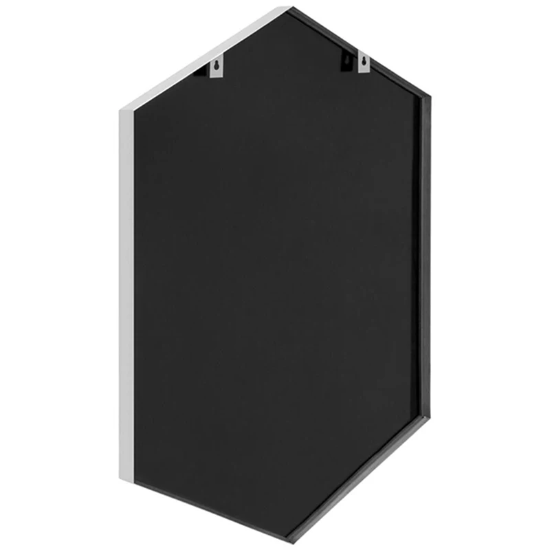 
Hexagon brushed brass decorative wall stainless steel framed metal bathroom mirror for vanity 