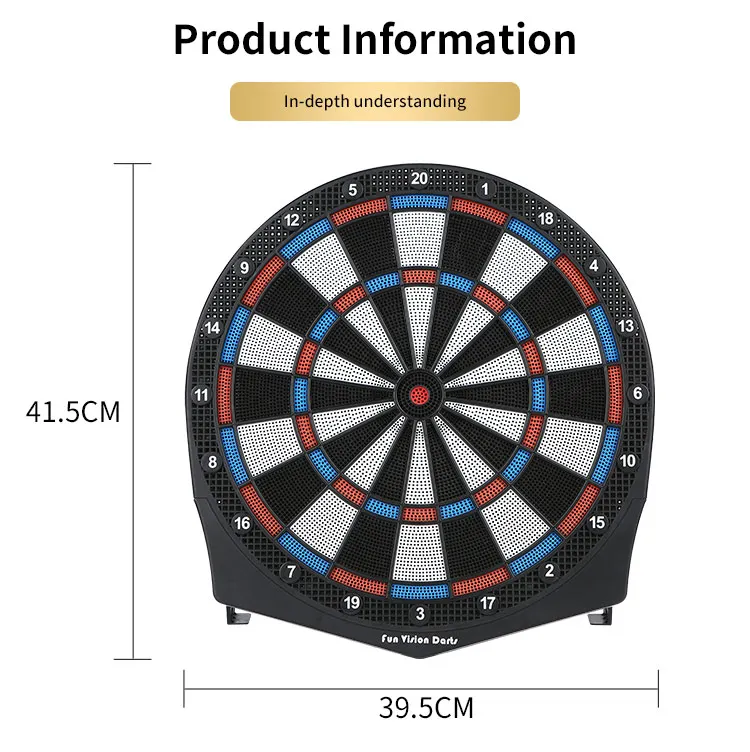 Factory supply safe dart board with target block hole with 6 safety darts