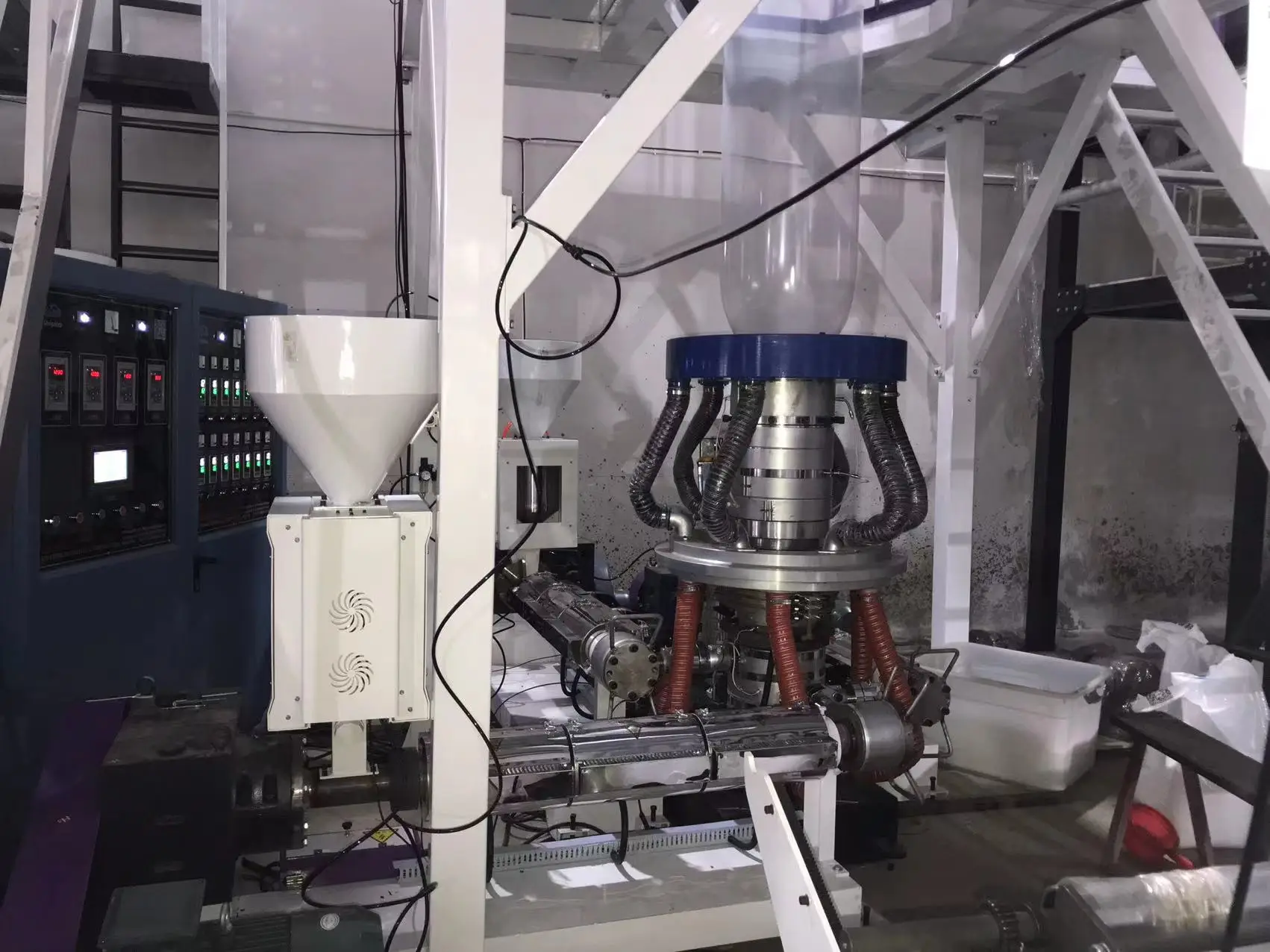 3 Layer ABC  Co-extruder Blown  Film extruder Machine