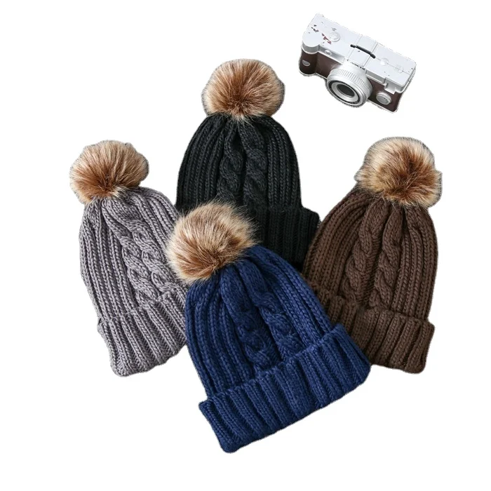 Оптовая продажа индивидуальная двухслойная теплая зимняя Лыжная шапка унисекс