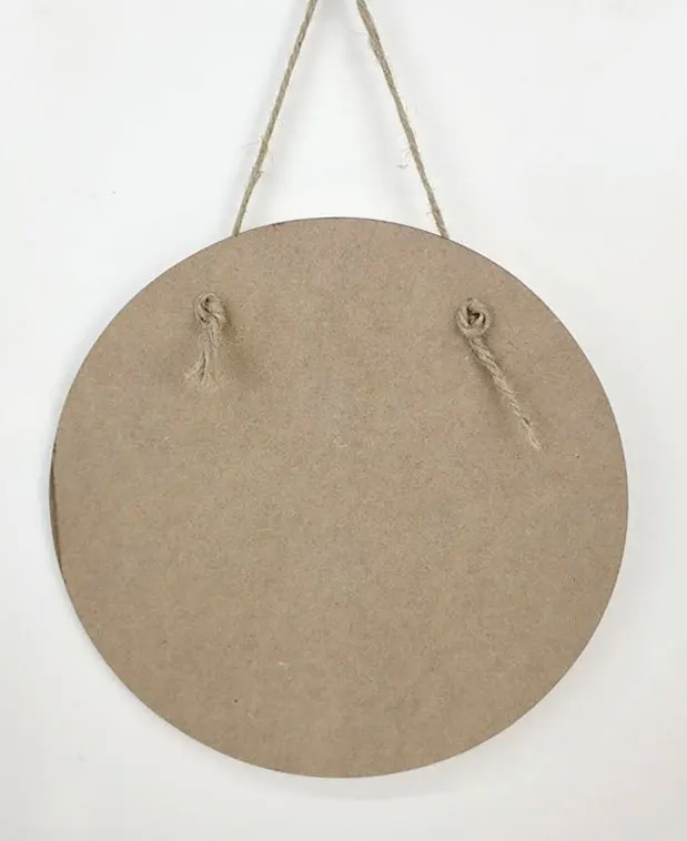 8 дюймов 10 12 DIY MDF деревянная круглая вешалка для входной двери